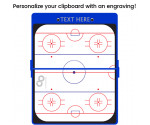 Blue Hockey Clipboard